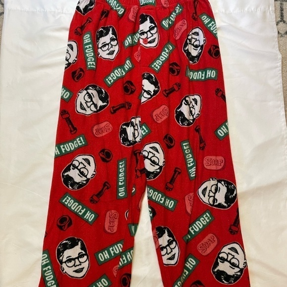 Mens A Christmas Story size medium pajama pants - Picture 2 of 6